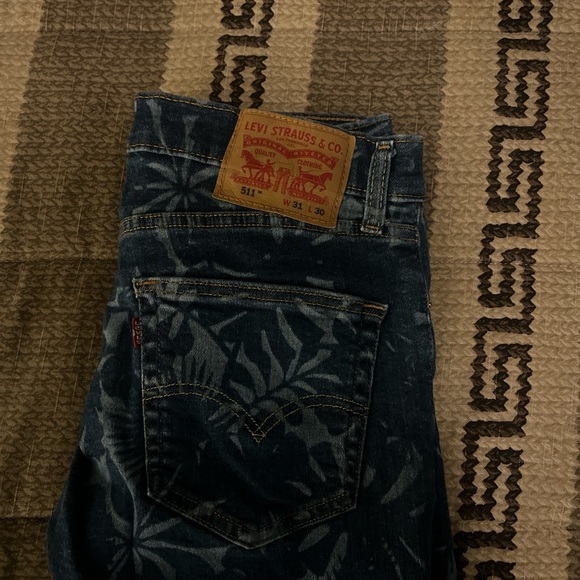 Floral Levi Strauss jeans - Picture 2 of 2